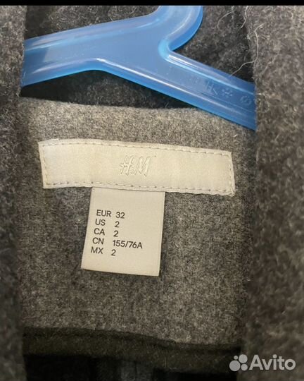 Шерстяное пальто HM