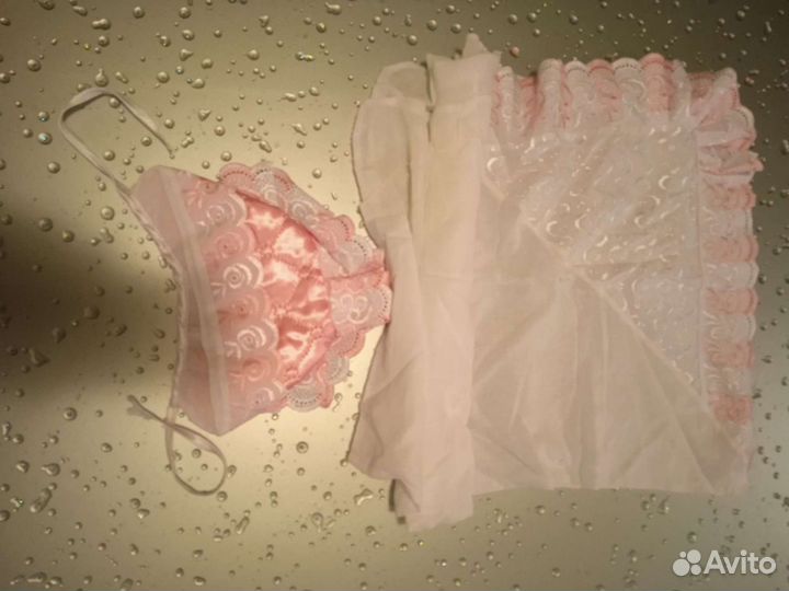 Комплект из 4 предметов на выписку для девочки