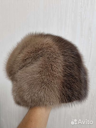 Шапка норковая новая женская