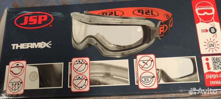 Очки закрытые JSP термэкс