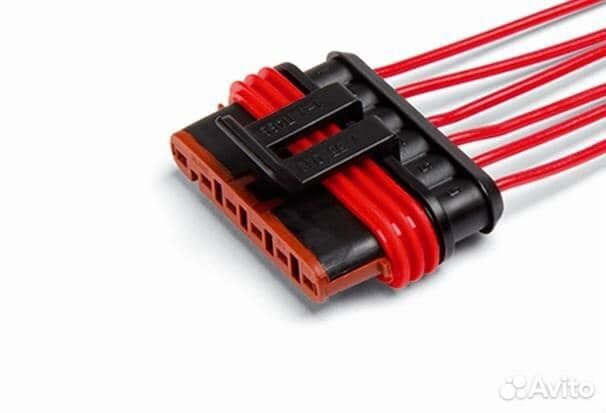 AX3232 Разъем 282090 (6pin) 6 контактов жгута форсунок для gaz, uaz; жгута эсуд для gaz