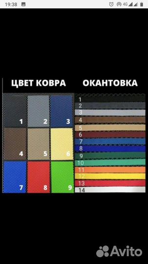 Ева EVA Эва коврики с бортами 3д, автомобильные