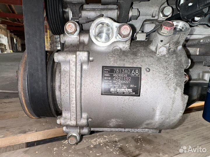 Компрессор кондицинера 40 т.км Lancer 10 оригинал