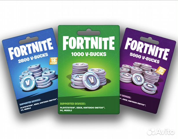 Fortnite V Bucks В-баксы PC/Xbox/PlayStation