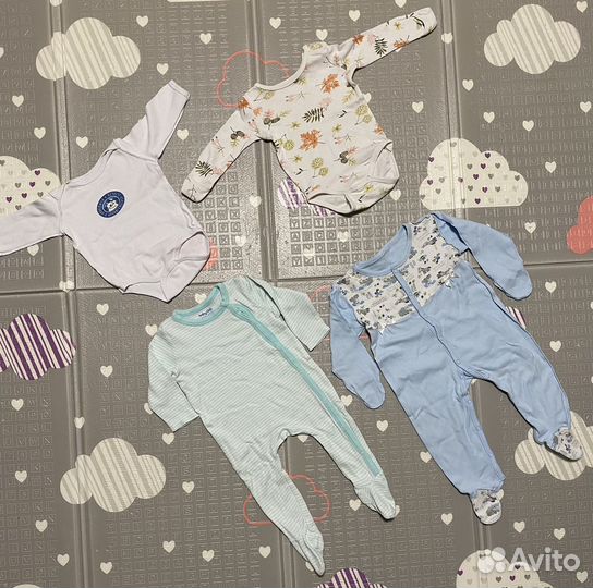 Детские вещи пакетом на девочку от 0 до 6 мес