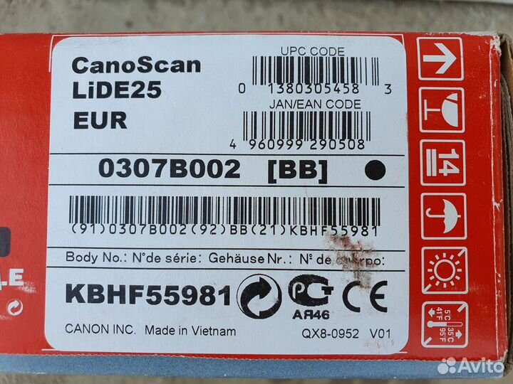 Сканер canon