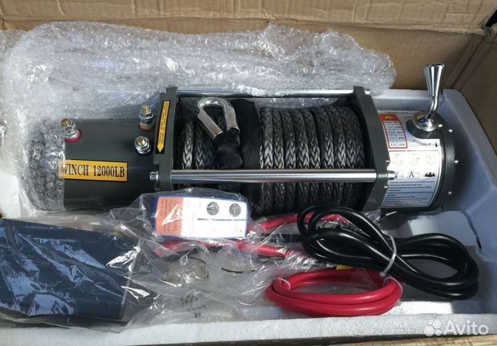 Лебедка Electric Winch 12000 / кевлар