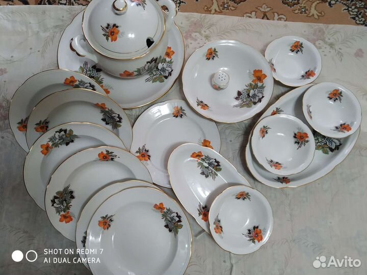 Столовый сервиз СССР, Дулево