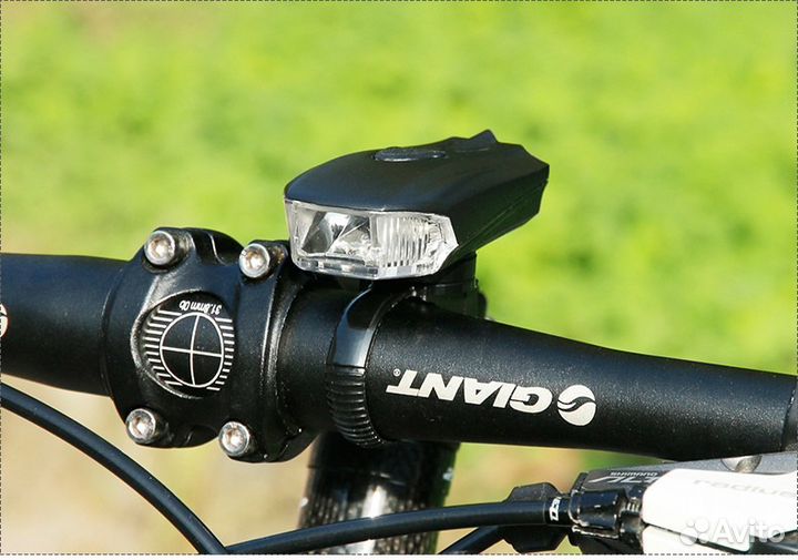 Велофара с интеллектом и встроенным аккумулятором