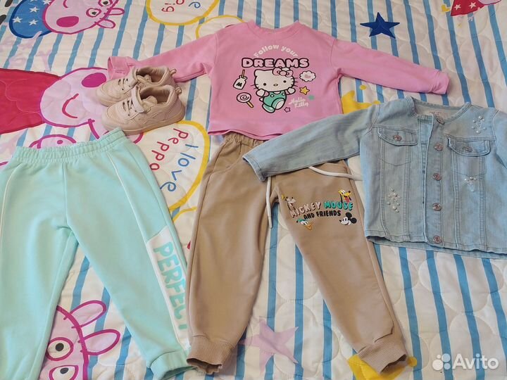Вещи пакетом на девочку 92-104