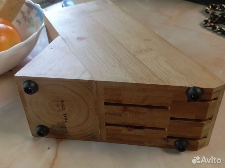 Подставка для ножей деревянная