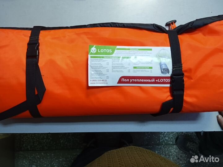 Тёплый пол в палатку Лотос 3