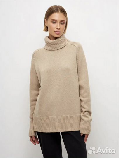 Свитер sela m 46-48 бежевый