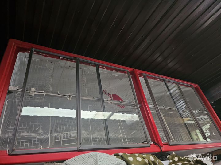 Морозильный ларь со стеклом