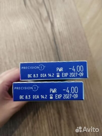 Контактные линзы Precision1 (диоптрии -4)