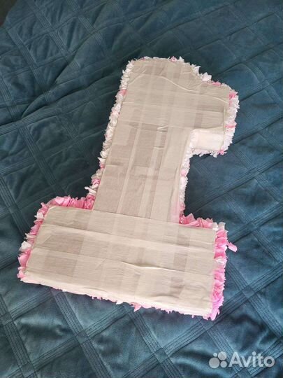 Цифра 1 на годик девочке