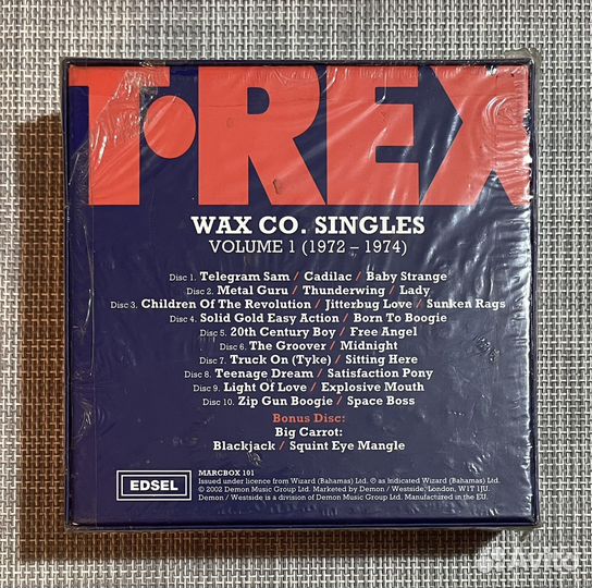 T. Rex-Wax Co. Singles Volume 1 (1972 - 1974) 11CD
