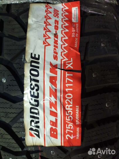 Bridgestone Blizzak Spike-02 SUV 275/55 R20