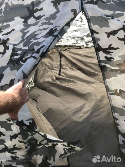 Автоматическая палатка для зимней ловли