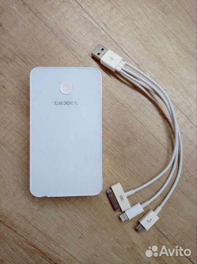 Power bank Пауэрбэнк Texet 8000 mAh