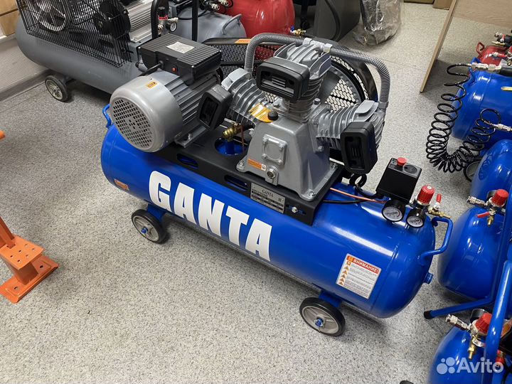 Компрессор воздушный Ganta AC700/100 220v