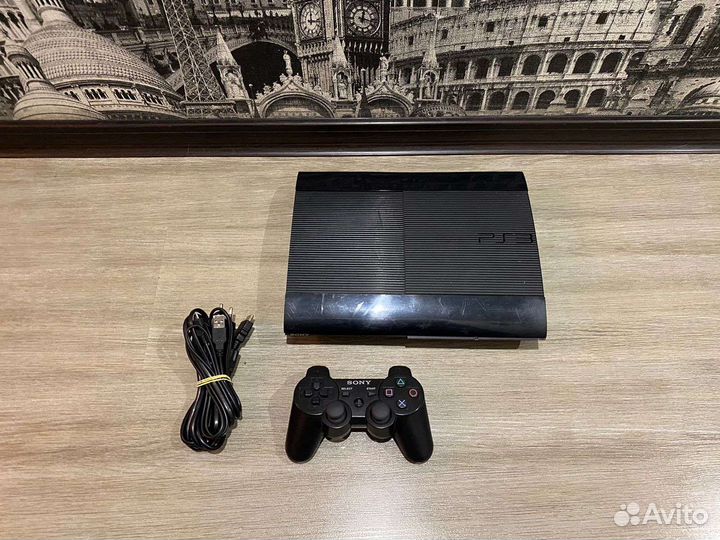 Sony PS3 super slim 500gb прошита Hen