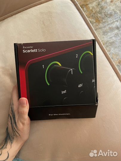 Звуковая карта Focusrite Scarlett Solo 4th Gen