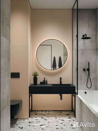 Керамогранит серый матовый тонкий 120х60