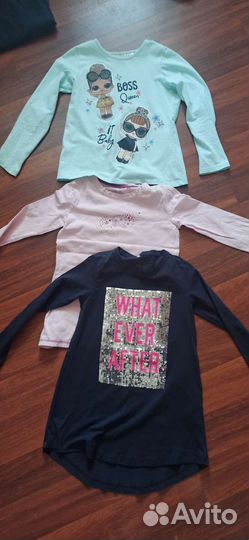 Вещи пакетом на девочку 122 128