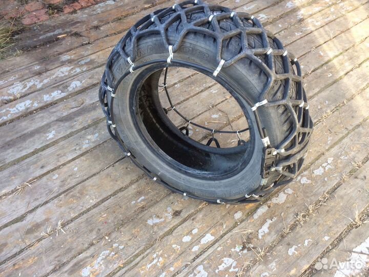 Цепи на колёса, резиновые, не пользовались