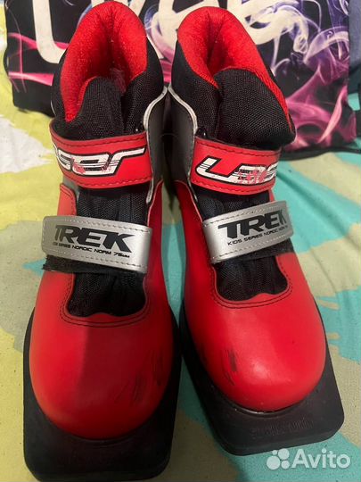 Лыжные ботинки р. 35