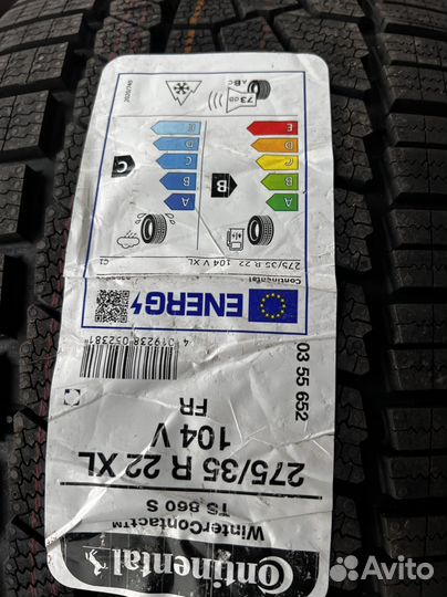 Continental WinterContact TS 860 S SUV 315/30 R22 и 275/35 R22