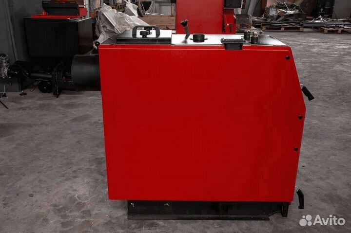 Котел на твердом топливе Optima 19квт.С завода