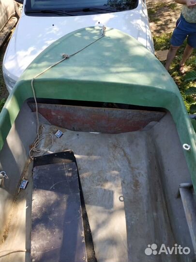 Лодка касатка стеклопластик, браконьерская