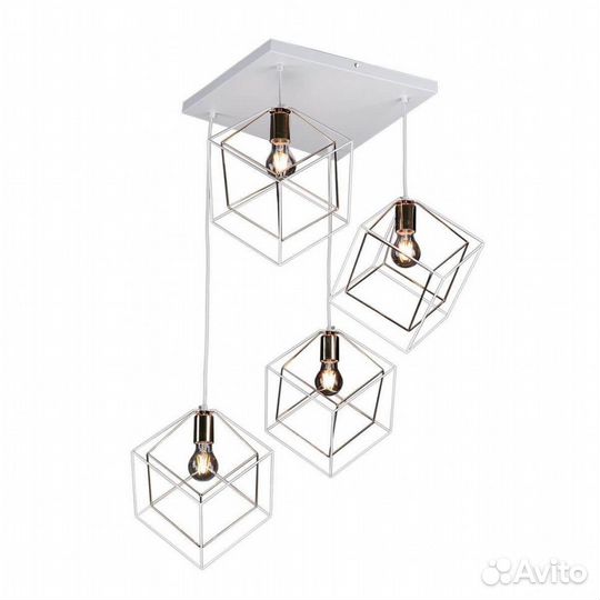 Подвесная люстра imex MD.0830-4-P WH+FGD