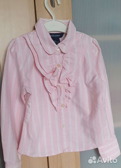 Ralph lauren рубашка для девочки