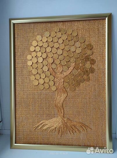 Панно Картина Денежное дерево