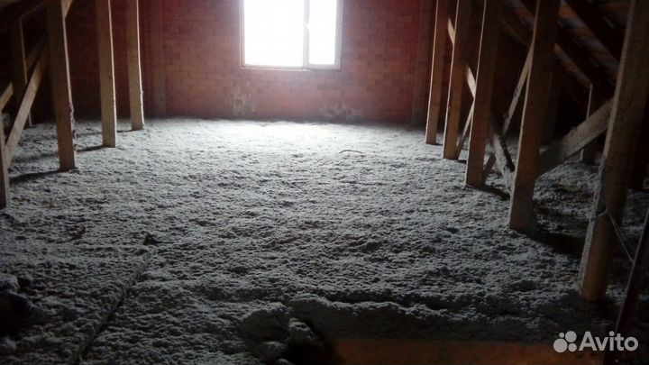 Утеплитель для дома - эковата EcoFiber
