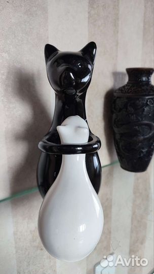 Статуэтка кошки фарфор