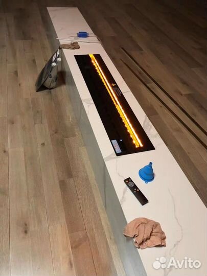 Паровой камин 3D эфект пламени