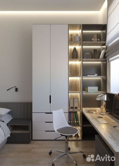 Рабочая зона у окна на заказ