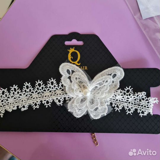 Чокер Ажур бабочка