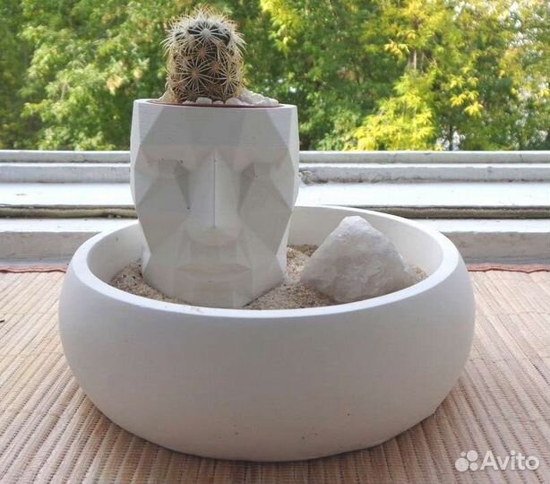 Ваза(горшок) для цветов Голова