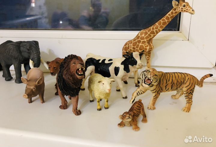Животные papo, collecta, schleich