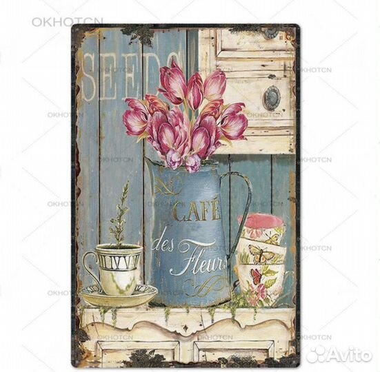 Постер плакаты разные ретро декор лофт