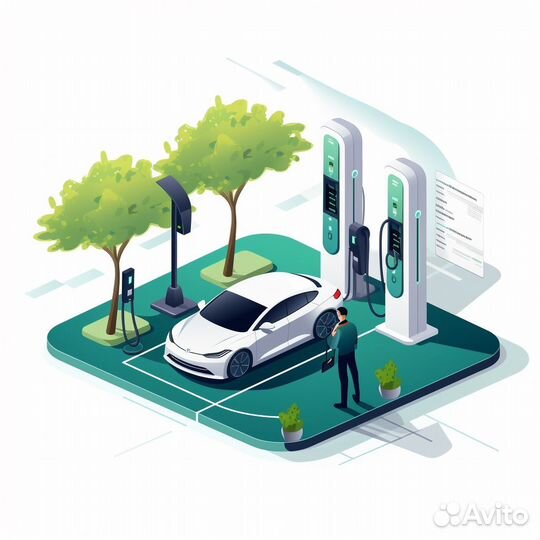 Монтаж зарядных станций для электромобилей