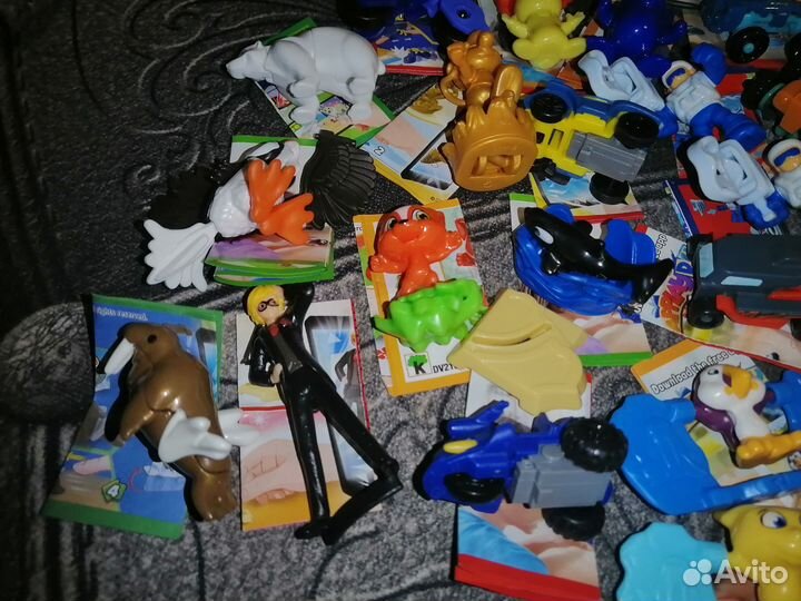 Игрушки из киндера с инструкцией, разная коллекция