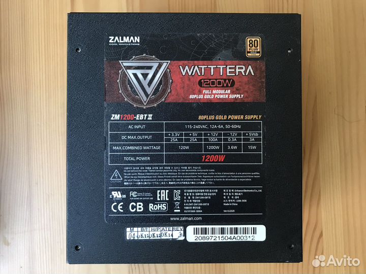 Блок питания Zalman 1200w