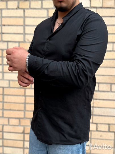 Мужская льняная Рубашка