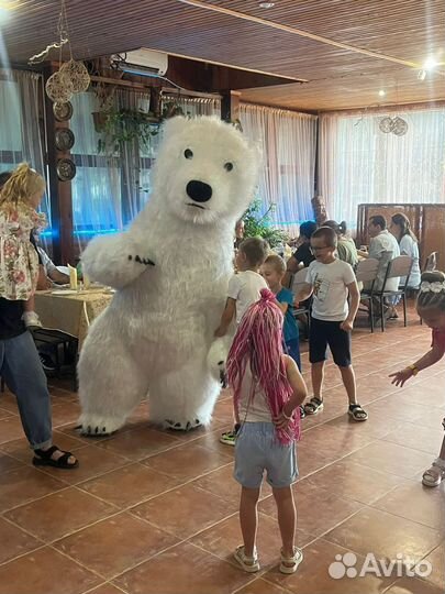 Ростовые куклы, поздравления. Лис, Зайка, Мишка